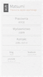 Mobile Screenshot of matsumi.pl